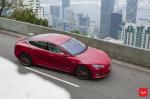 Tesla Model S 90D on Vossen Wheels (VFS-2) 2018 года (UK)